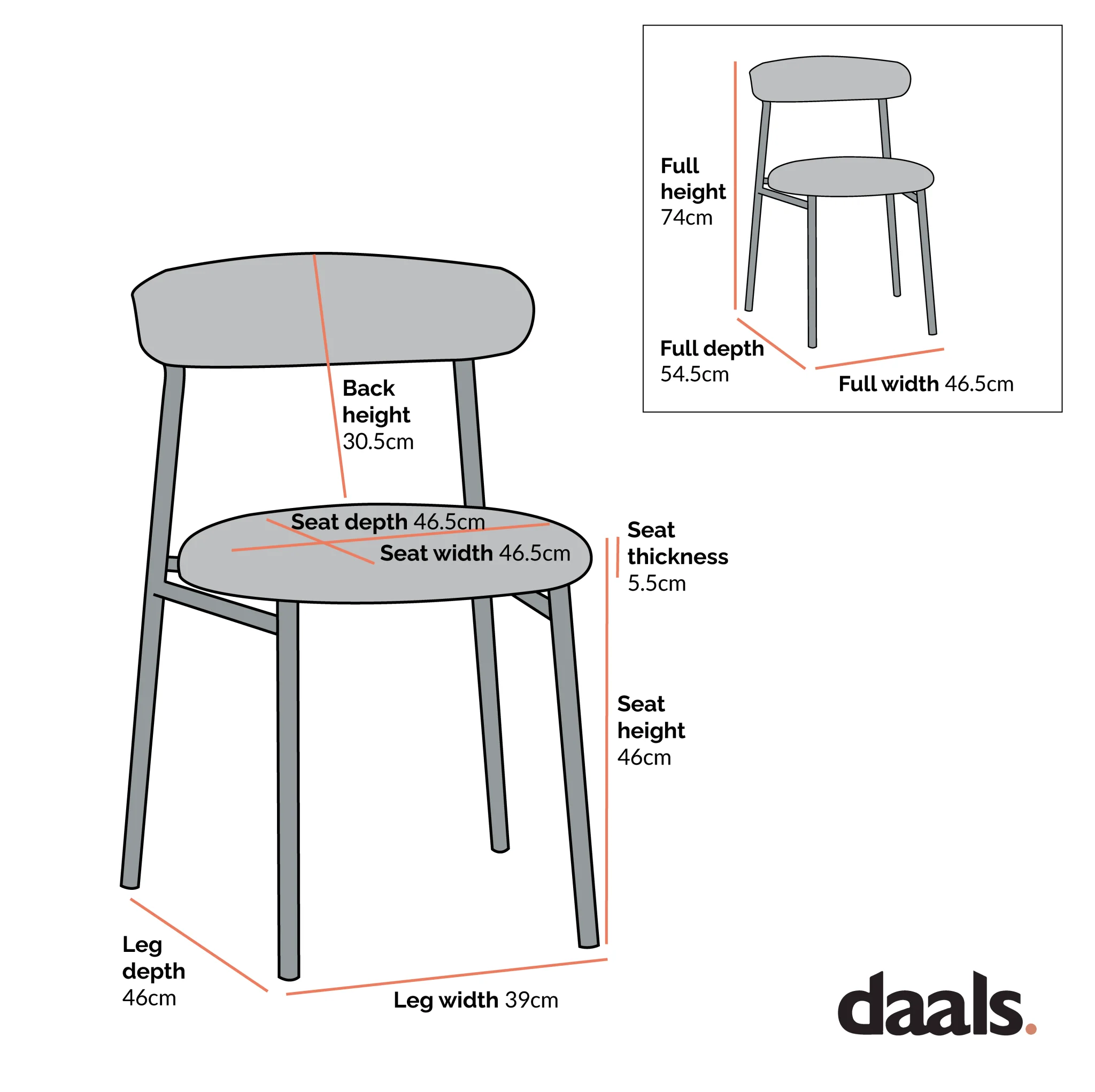 Donna Set of 2 Taupe Boucle Dining Chairs - Image 4
