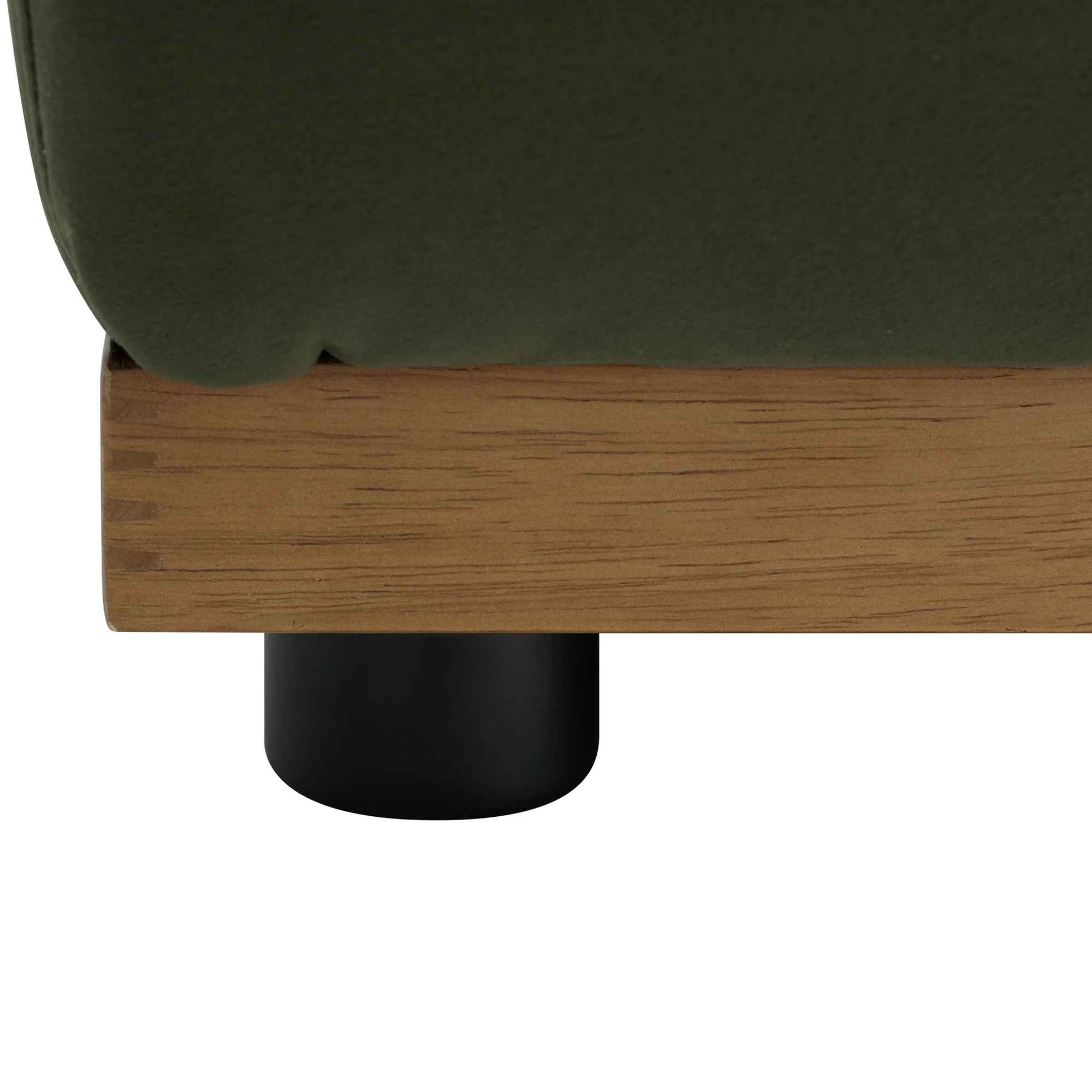 Granvia Moss Green Modular Sofa, 1-Seater Armless Sofa - Image 11