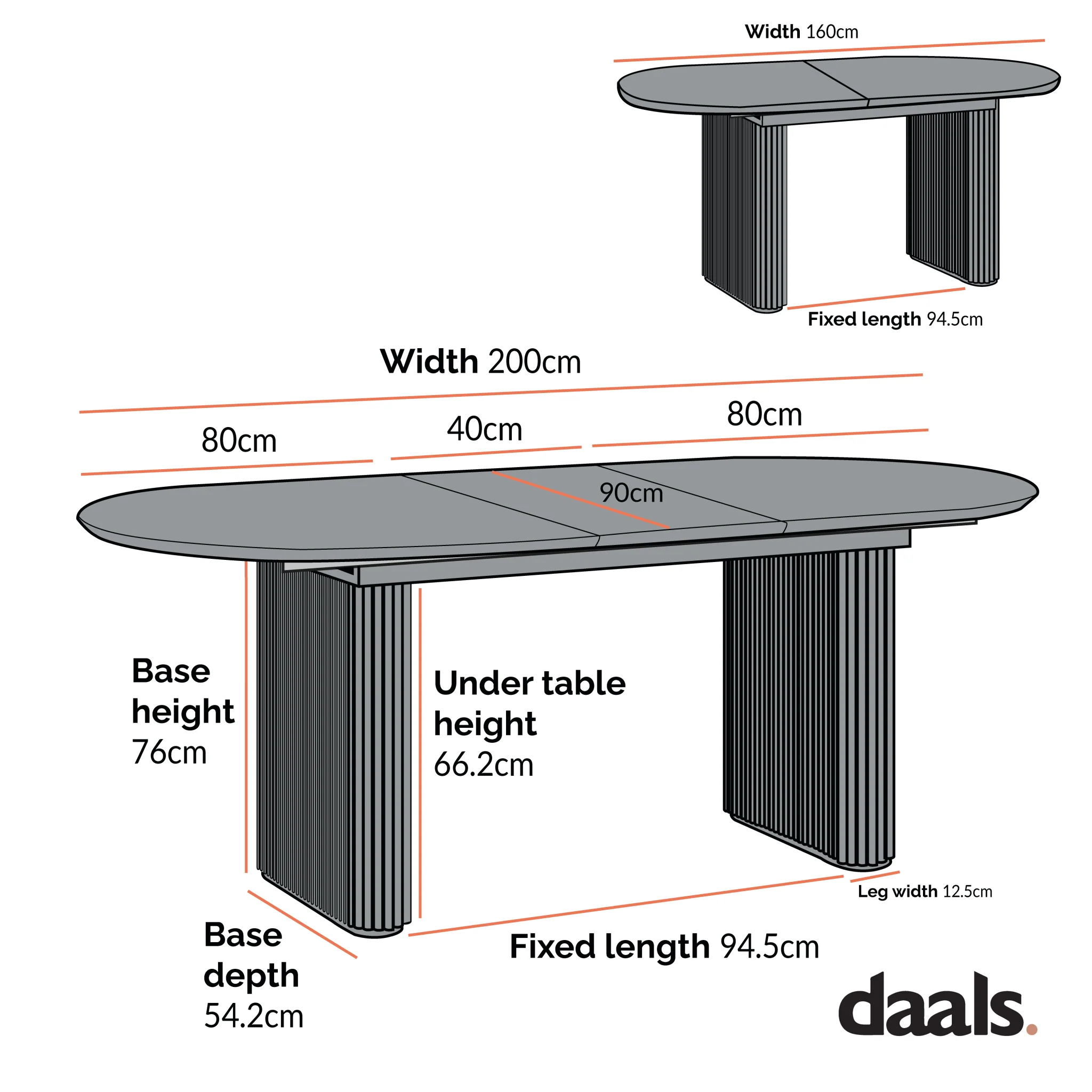 Maru Oval 6-8 Seater Extending Oak Pedestal Dining Table, Silver Oak - Image 8