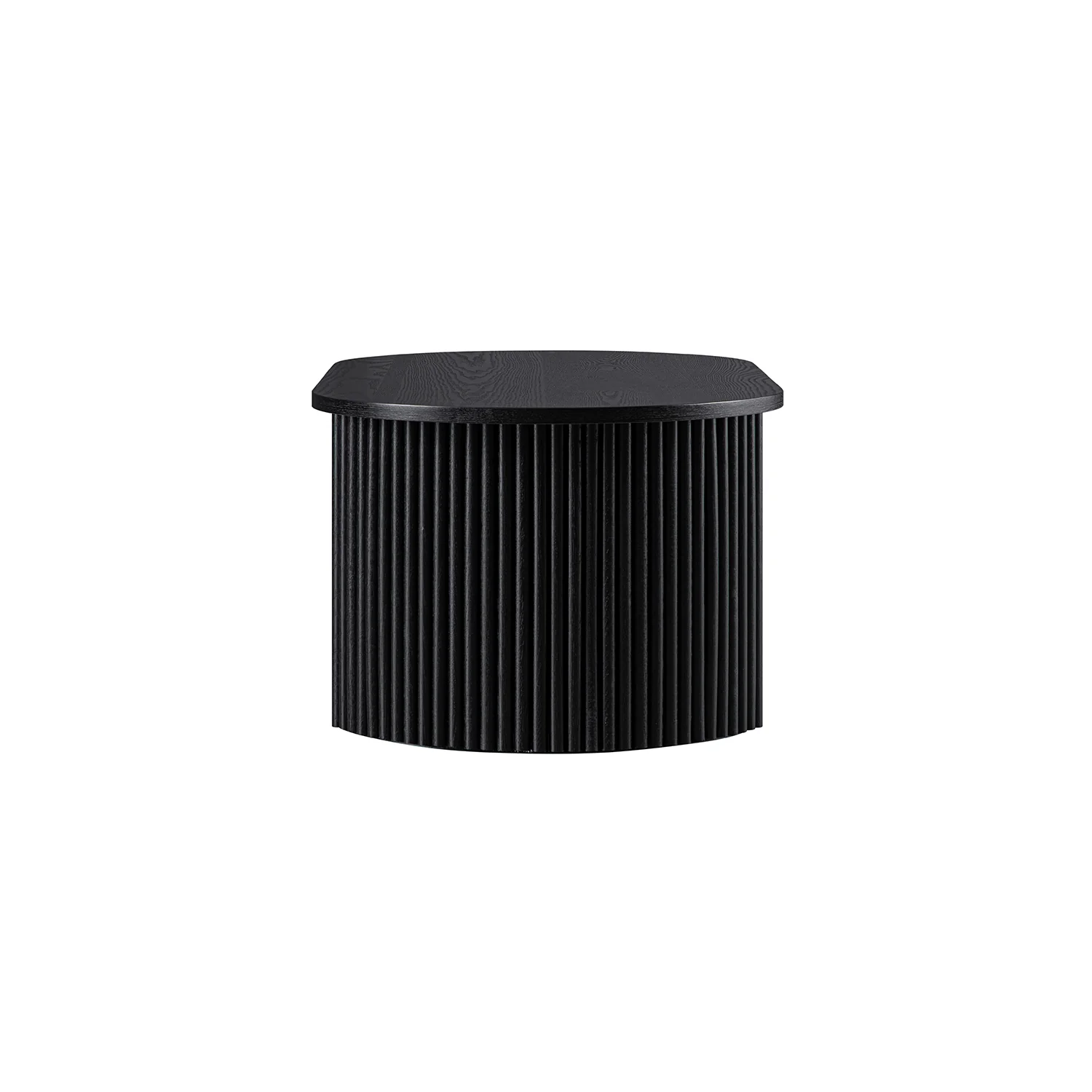 Maru Oval Coffee Table, Black - Image 5