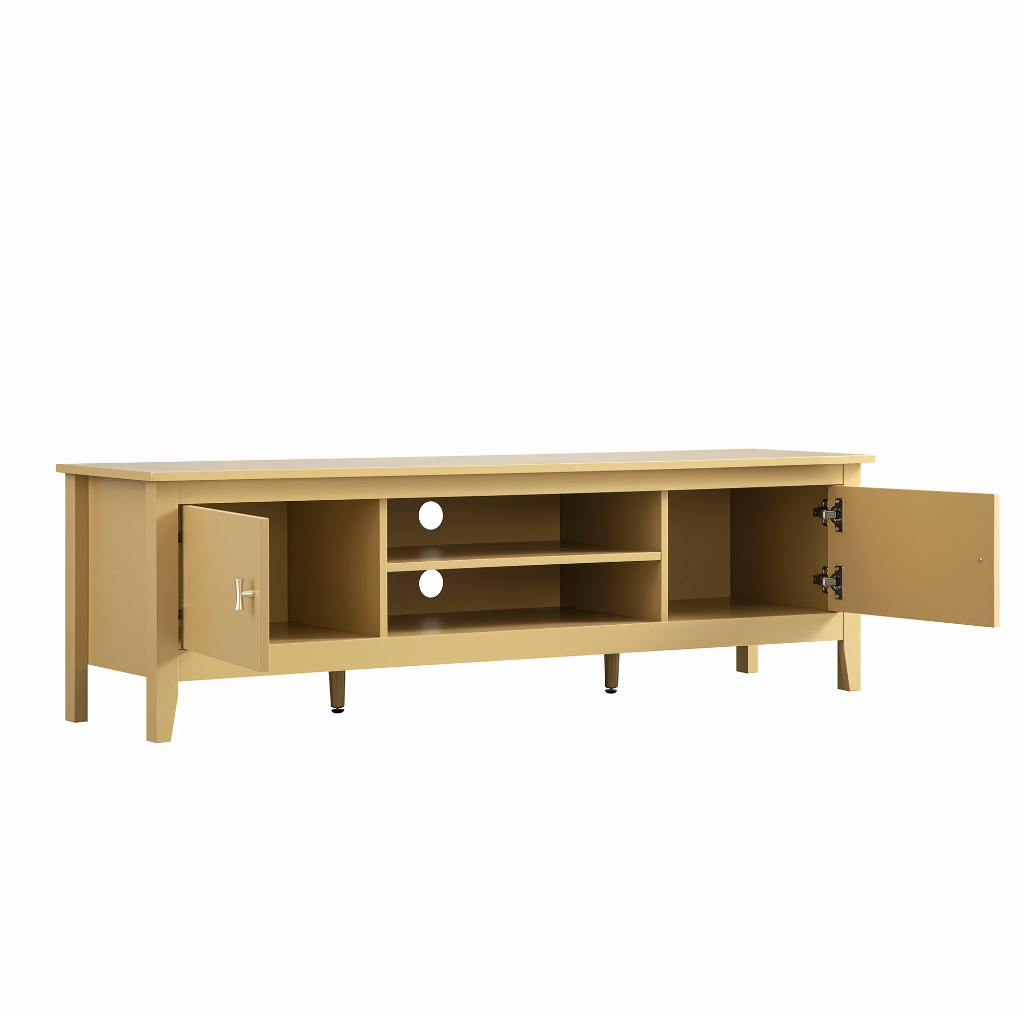 Oakham 150cm TV Unit, Rattan Yellow - Image 5